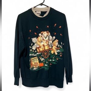 Vintage Puppy Thanksgiving Sweater